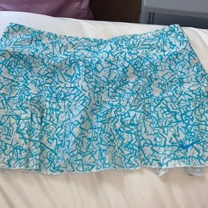 Aqua Nike Dri-fit tennis skirt